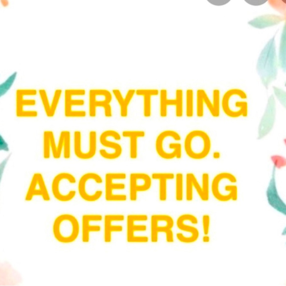 Everything must go sale!!! Make me an offer :)